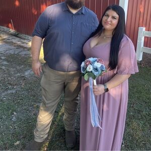 Show Me Your MuMu Antique Rose Dress